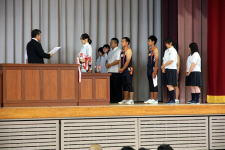 平成24年度県高校総体及び総文大会表彰伝達式