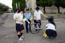 第2回自転車乗車マナー一斉指導